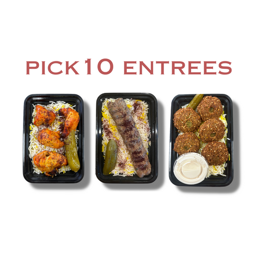 Pick Any 10 Entrees